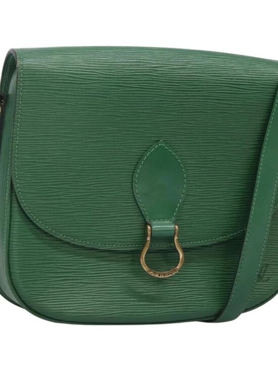 Louis Vuitton Handbags - LOUIS VUITTON Epi Saint Cloud GM Shoulder Bag Green M52194 LV Auth 125398A
